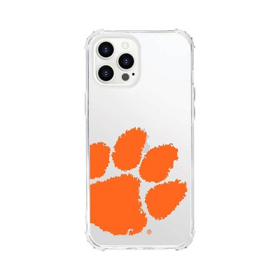 NCAA Clemson Tigers Clear Tough Edge Phone Case - iPhone 12 Pro Max