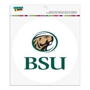Bemidji State University Primary Logo Automotive Car Refrigerator Locker Vinyl Circle Magnet - 1 of 4