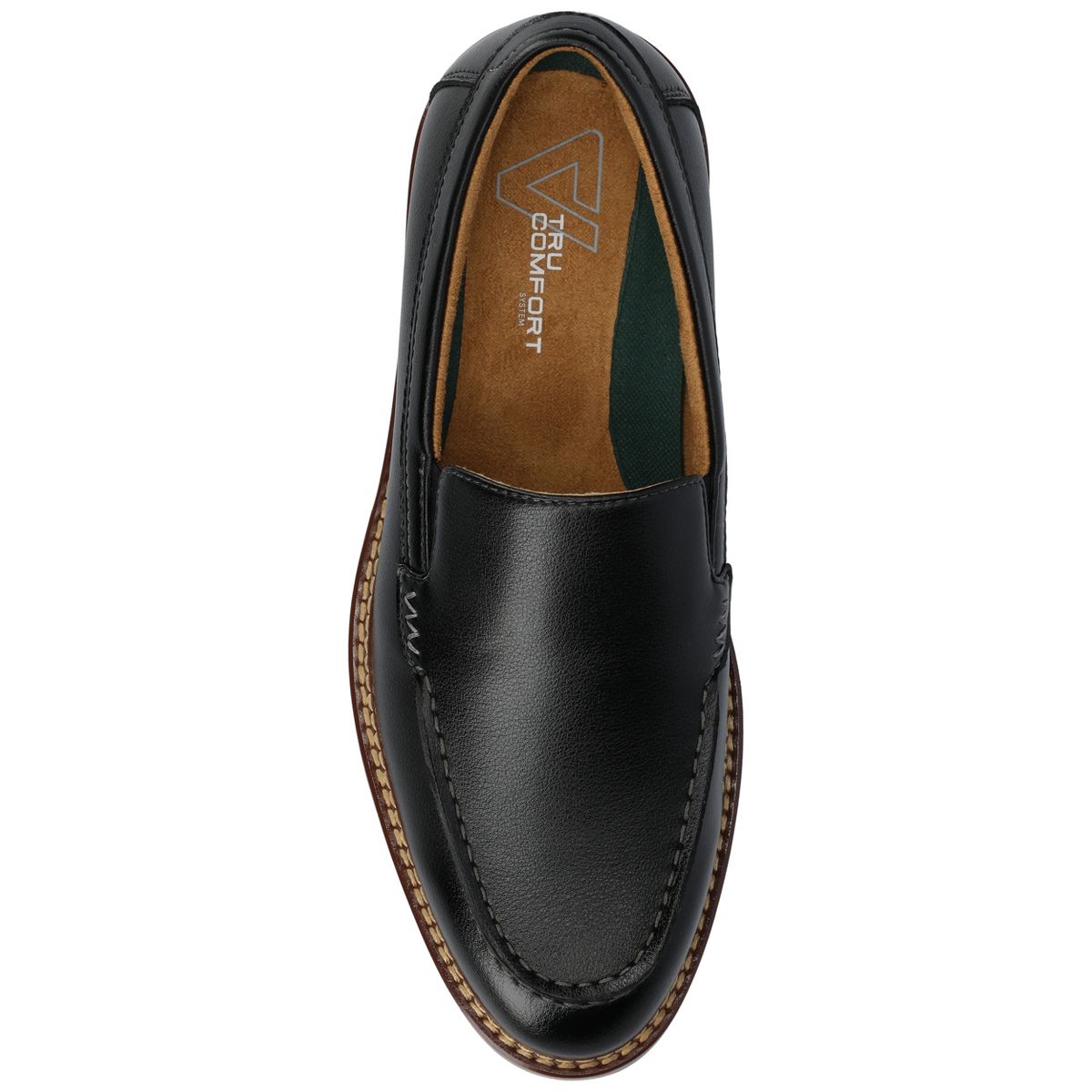 Vance Mens Oneal Medium and Wide Width Venetian Loafer Dress Shoe - thumbnail 4