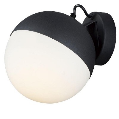 ET2 Lighting Half Moon 1 - Light Wall Light in  Black