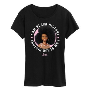 Women's - Barbie - I Am Black History Short Sleeve Graphic T-Shirt - 1 of 4