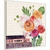 Amanti Art Books and Blooms II by Yvette St. Amant Framed Canvas Wall Art - 2 of 4