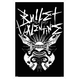 Trends International Bullet For My Valentine - Omen Framed Wall Poster Prints - 1 of 4