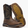 Georgia Boot Carbo-Tec LT Boys' Brown Pull-On Saddle Boot - 2 of 4