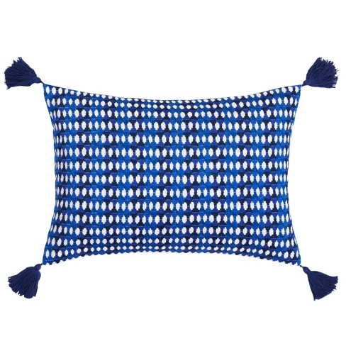 Trina Turk Samba De Roda Triangle Throw Pillow Blue Aster Target