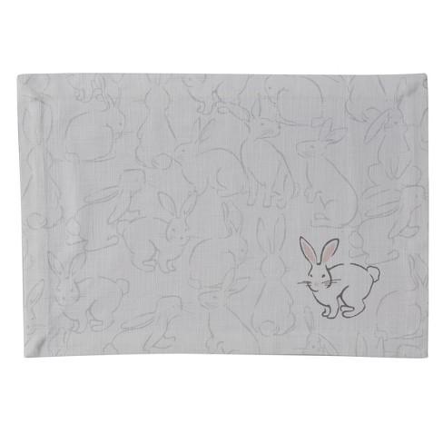 Split P Bunnies Placemat - Set Of 4 : Target