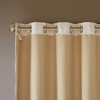 PAGED Jacquard Printed Blackout Curtains for Bedroom,Window Curtain Panels with Grommet Top,Curtains for Living Room,Machine Washable,Ivory - 4 of 4