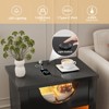 Bestier Nightstands Set of 2 with Charging Station, Modern LED End Table Bedside Table with Drawer for Bedroom & Living Room - 2 of 4