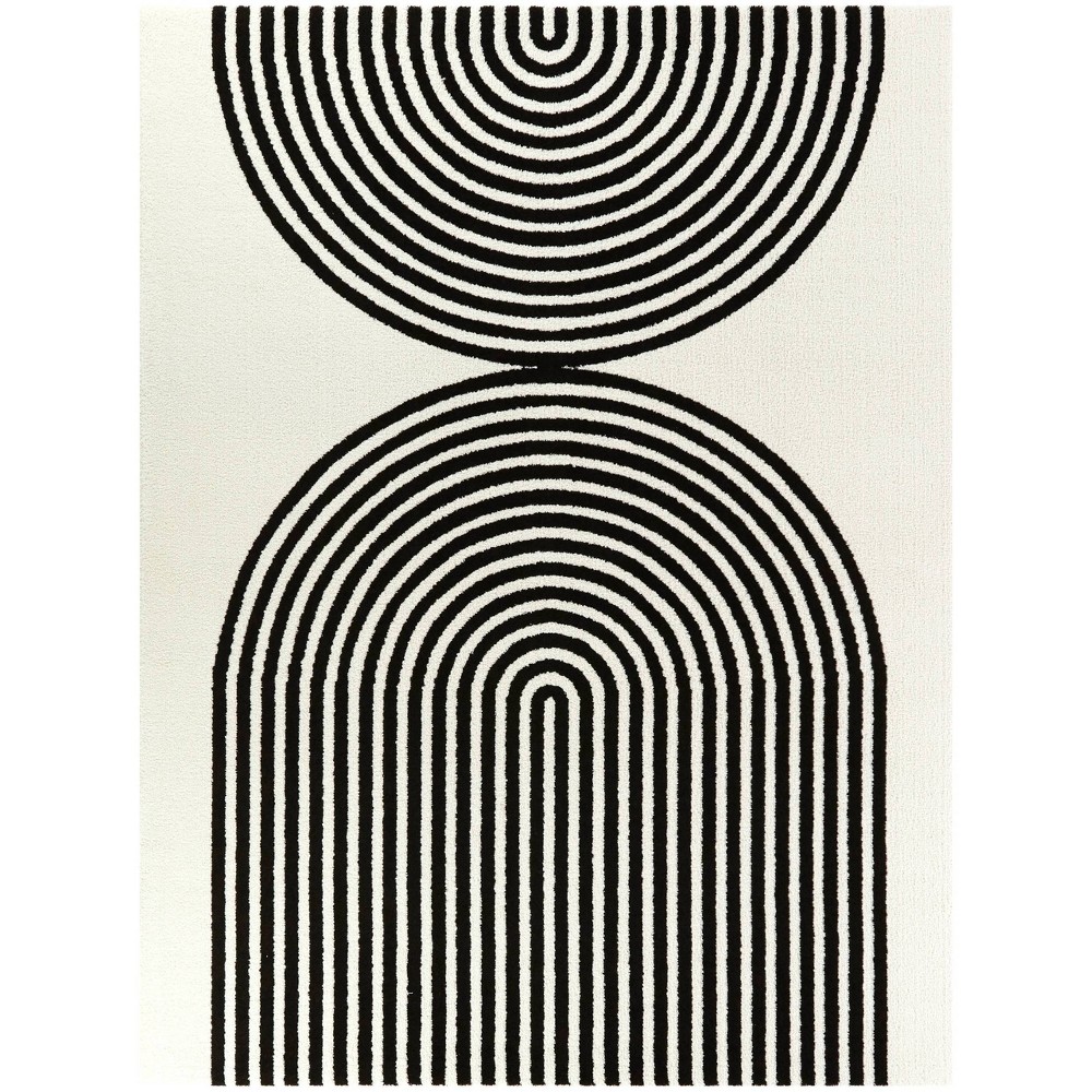Photos - Area Rug 7'10"x10' Honnecourt Contemporary Geometric Rug White - Balta Rugs