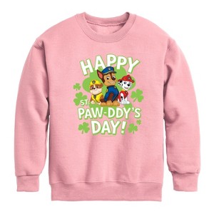 Boys' - Nickelodeon - Paw Patrol Graphic Long Sleeve Fleece Sweatshirt - 1 of 3