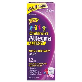 Children's Allegra 12 Hour Allergy Relief Oral Suspension - Berry Flavor - Fexofenadine Hydrochloride - 8 fl oz