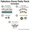 Big Dot of Happiness Through the Decades - 50s, 60s, 70s, 80s, and 90s Party Favors and Cupcake Kit - Fabulous Favor Party Pack - 100 Pieces - 2 of 4