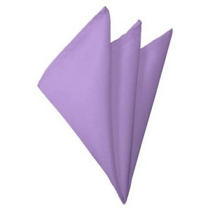 TheDapperTie - Men's Solid Color 10 Inch x 10 Inch Pocket Squares Handkerchief - 1 of 3