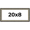 PosterPalooza | 20x8 Wood Antique Frame with UV Acrylic, 4 Finishes: Bronze, Gold, Silver, and Black - 2 of 4