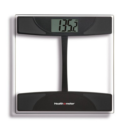 Glass Weight Tracking Scale Black/Clear - Health-O-Meter