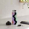 MariaMariaCreative Waves Stripe Multi Water Bottle - Society6 - 4 of 4
