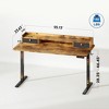 GALAXHERO 55×24 Inch Widened Electric Standing Desk, Height Adjustable Sit-Stand Workstation with with 2 Drawers,for Home Office - 3 of 4