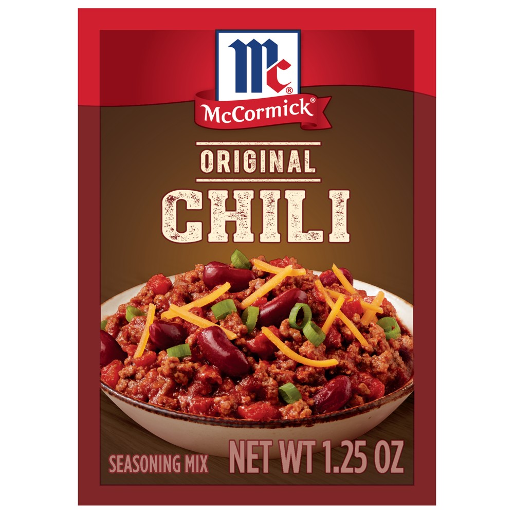 UPC 052100091501 product image for McCormick Chili Seasoning Mix Original - 1.25oz | upcitemdb.com