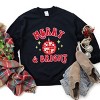 Simply Sage Market Women's Graphic Sweatshirt Merry and Bright Disco Ball - 3 of 4