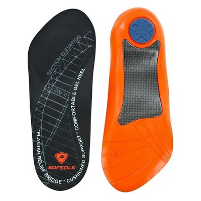 Sof Sole Plantar Fascia Orthotic Shoe Insoles : Target