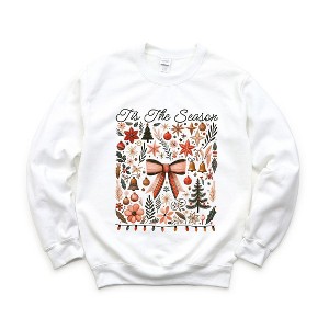 Simply Sage Market Women's Graphic Sweatshirt Tis The Season Coquette - 1 of 4