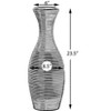 Uniquewise Tall Designer Floor Vase, large vase for home decor floor, Artificial Rattan Floor Vase, Brown Floor Vase, 41-Inch-Tall Vase, Large - 4 of 4