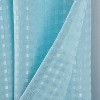 RT Designer Collection Bento Waffle Jacquarduard Shower Curtain 70" x 72" Blue - 4 of 4