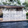 Dexmalle Outdoor and Indoor Divider with Free Standing Decorative Privacy Screen - 3 of 4
