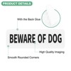 Unique Bargains Indoor Outdoor Yard Home Acrylic Self-adhesive Durable Beware of Dog Sign 3x9 Inch - 2 of 4