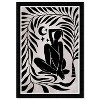 Wynwood Studio 15" x 21" Astral Moonlight Framed Wall Art Print Black: Modern Digital Art, Vertical Orientation - 3 of 4