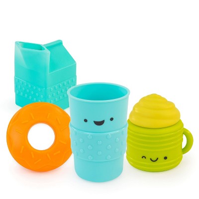 Boon SNUG Straw with Cup Blue/Orange/Green Blue/Orange/Green Cup w