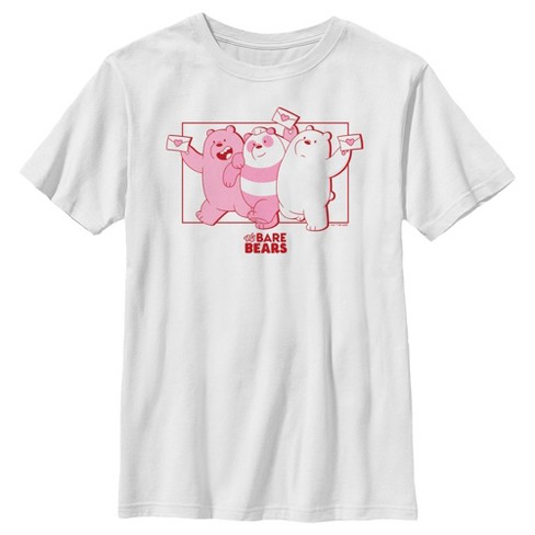 Boy's We Bare Bears Valentine's Day Letters T-Shirt - image 1 of 4