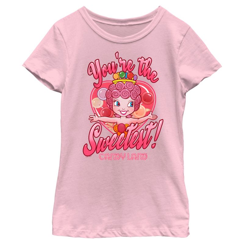 Girl's Candy Land You're the Sweetest T-Shirt, 1 of 5
