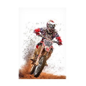 Trademark Fine Art -The Macneil Studio 'Motocross' Canvas Art - 1 of 4