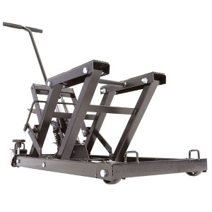 Black Widow Motorcycle and ATV Lift Jack Stand, Hydraulic Operation for Garage Storage and Lifting Vehicles up to 1,500 Pounds, Black - 1 of 4