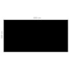 VidaXL Pool Cover Black 236.2 in.x118.1 in. PE - 4 of 4