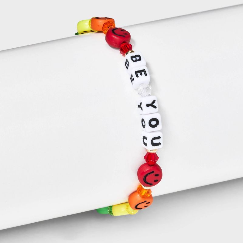 Little Words Project Be You 2 Beaded Bracelet - Rainbow, 2 of 6
