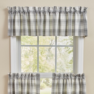 Window Curtain Valance Cedarberry  by Park Designs Layered Lined 