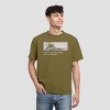 Men's Frog and Toad Short Sleeve Graphic T-Shirt - Moss Green - 4 of 4