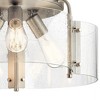 Kichler Lighting Thoreau 3 - Light Semi-Flush Mount in  Brushed Nickel - 2 of 3