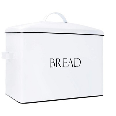 Outshine Farmhouse Utensil Holder With Salt & Pepper Shakers - White Vintage Kitchen Organizer