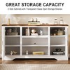 34'' Tall Farmhouse LED TV Stand,Entertainment Center with Storage - 4 of 4