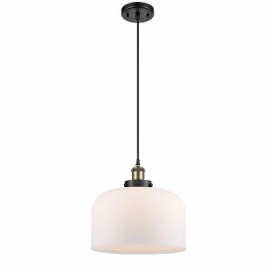 Bell - 1 Light Cord Hung Mini Pendant In Industrial Style-11.38 Inches Tall and 12 Inches Wide - 1 of 1
