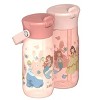 Zak Designs 2pk 18oz Princess Harmony Straw Water Bottle Pink - 3 of 4