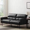 
Comfort Collection Futon Sofa Bed with Box Tufting - Lucid - image 3 of 4