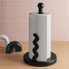 Squiggle Paper Towel Holder Black - Room Essentials™ - 2 of 3