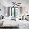 Parrot Uncle 52" Modern Chrome Indoor Standard 3000K Integrated LED Ceiling Fan - 4 of 4