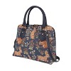 Signare USA Forest Life Blue Squirrel Top Handle Handbag - 2 of 4