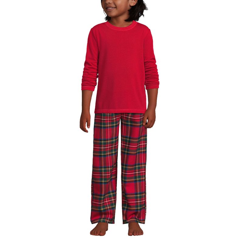 Lands' End Kids Flannel Pajama Pants, 4 of 5