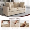 WJShome Sectional Couches for Living Room,Cloud Sofa with Chenille Upholstery & Double Layer Cushions, Modern Living Room Modular Couch for Bedroom - 3 of 4